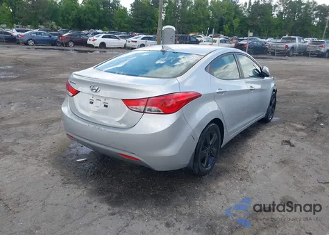 2012 Hyundai Elantra Gls from USA, damaged, VIN 5NPDH4AE9CH147131